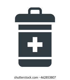 Medicine Jar Vector Icon