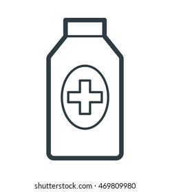 Medicine Jar Vector Icon
