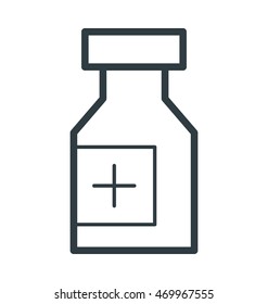 Medicine Jar Vector Icon