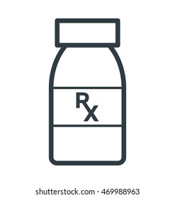 Medicine Jar Vector Icon
