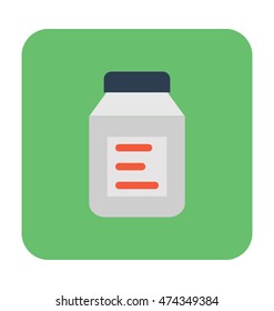 Medicine Jar Vector Icon