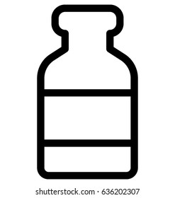 Medicine Jar Vector Icon