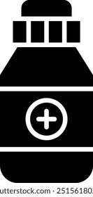 Medicine jar Vector Icon Design Illustration