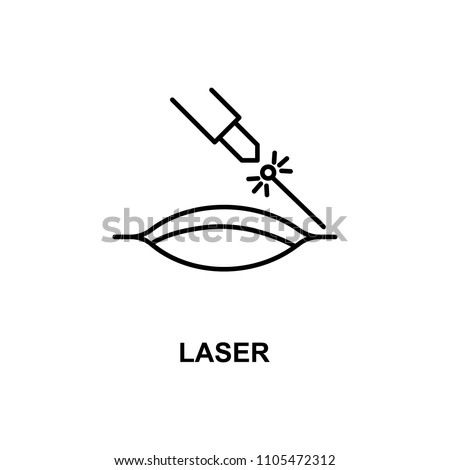 medicine laser icon. Element of technologies icon with name for mobile concept and web apps. Thin line medicine laser icon can be used for web and mobile. Premium icon on white background
