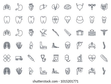 Medicine line icon