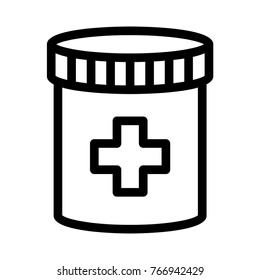 medicine line icon
