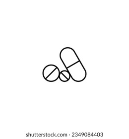 Medicine line icon vector design