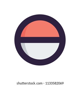 Medicine linear colorful icon vector