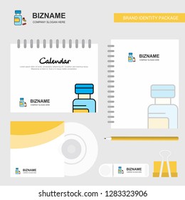 Medicine  Logo, Calendar Template, CD Cover, Diary and USB Brand Stationary Package Design Vector Template