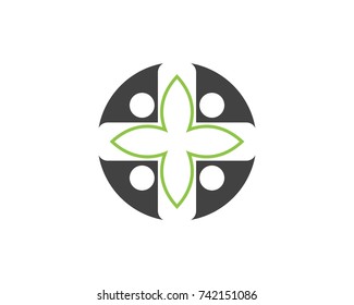 Medicine logo design template