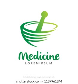 Medicine Logo Template Design Vector, Emblem, Concept Design, Creative Symbol, Icon
