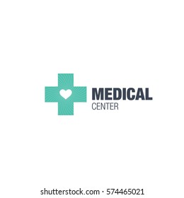 Medicine logo vector graphic design