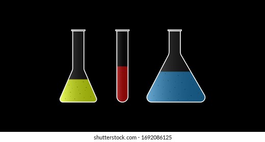 Focos médicos de medicina analizan ilustración vectorial