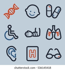 Medicine mobile icon. Health infographics symbols.