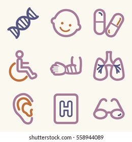Medicine mobile icon. Health infographics symbols.