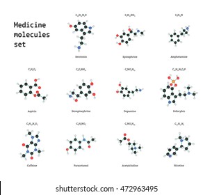 Medicine molecules set