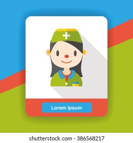 Medicine nurses flat icon
