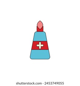 medicine ointment vector type icon