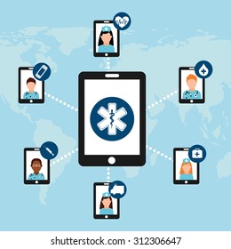 medicine on line design, vector illustration eps10 graphic 