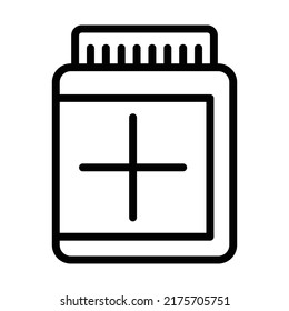 Medizinische Umrisssymbol, Vektorgrafik