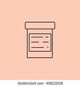 Medicine outline vector icon 