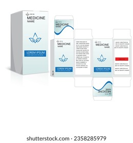 Medicine package design with template