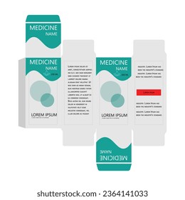 Medicine package design with template