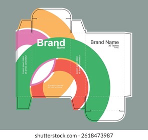 Medicine packaging box idea, packaging template concept, template for business purpose, place your text and logos and ready to go for print.