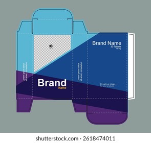 Medicine packaging box idea, packaging template concept, template for business purpose, place your text and logos and ready to go for print.