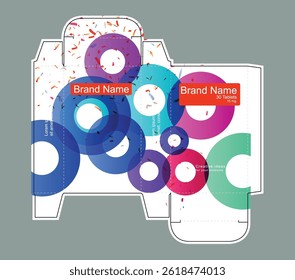 Medicine packaging box idea, packaging template concept, template for business purpose, place your text and logos and ready to go for print.