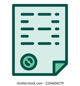 Medicine paper icon outline vector. Injection pill. Antibiotic tablet