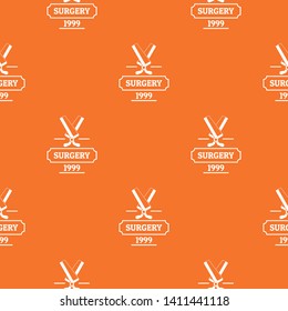 Medicine pattern vector orange for any web design best