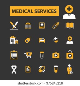 íconos de medicina y farmacia

