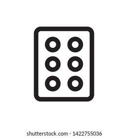 medicine pil icon symbol sign, logo template, vector, eps 10