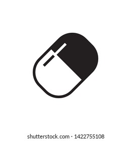 medicine pil icon symbol sign, logo template, vector, eps 10