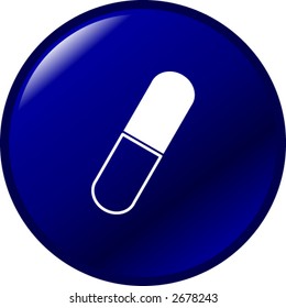 medicine pill button