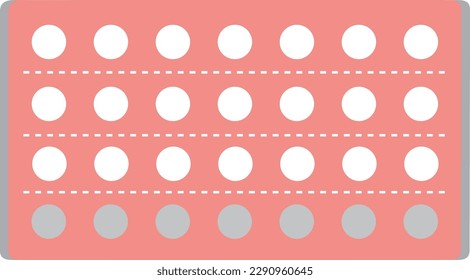 Medicine (pill) illustration icon set