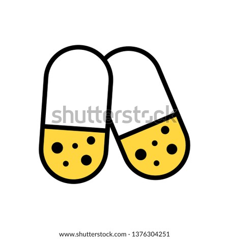 Medicine and Pills icon- vector Medicine and Pills icon.