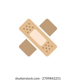 Medizinisches Gips-Symbol. Vektorgrafik.