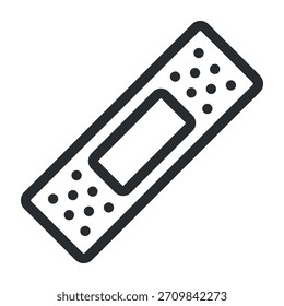 Medizinisches Gips-Symbol. Vektorgrafik.