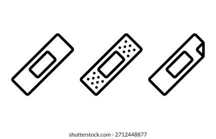 Medicine plaster icon. Vector illustration.