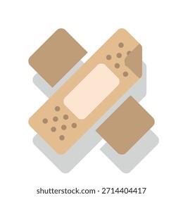 Ícone de gesso medicinal. Ilustração vetorial.