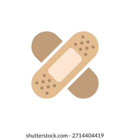 Ícone de gesso medicinal. Ilustração vetorial.