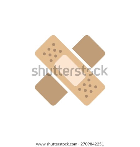 Medicine plaster icon. Vector illustration.