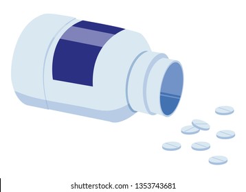 medicine pot drugs with pills