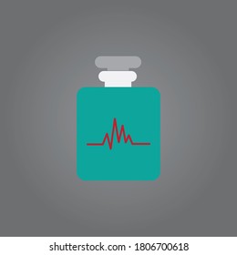 Medicine Pot icon vector eps 10