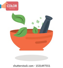 Medicine preparationcolor vector icon. Flat design