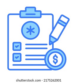 registro de medicina Diseño de conceptos modernos, ilustración vectorial