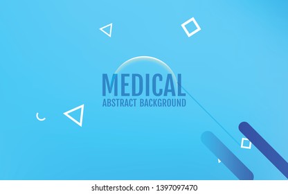 Medicine and science concept. Abstract healthy and medical background. Template brochure design. Technology and science wallpaper template. 