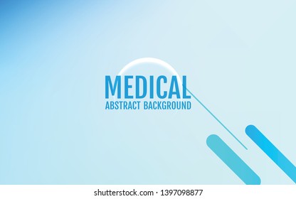  Medicine and science concept. Abstract healthy and medical background. Soft blue color.